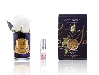 Cote Noire Perfumed Natural Touch Rose Bud - Black - Ivory White - GMRB41